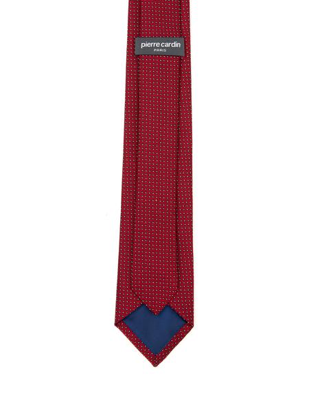 Bordo 3'lü Kravat-Mendil-Kravat İğnesi Set - 50295429001