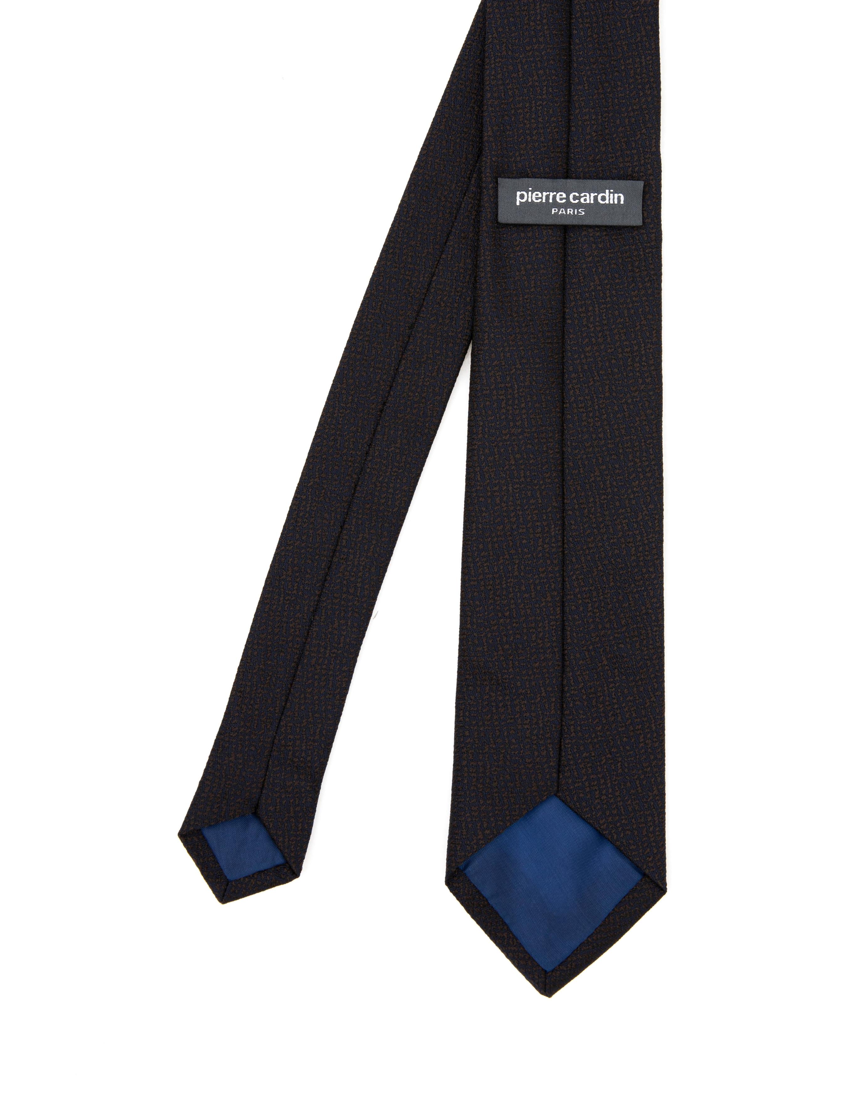 Siyah 3'lü Kravat-Mendil-Kravat İğnesi Set