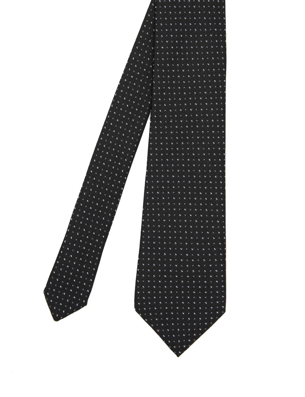 Siyah 3'lü Kravat-Mendil-Kravat İğnesi Set - 50295432001