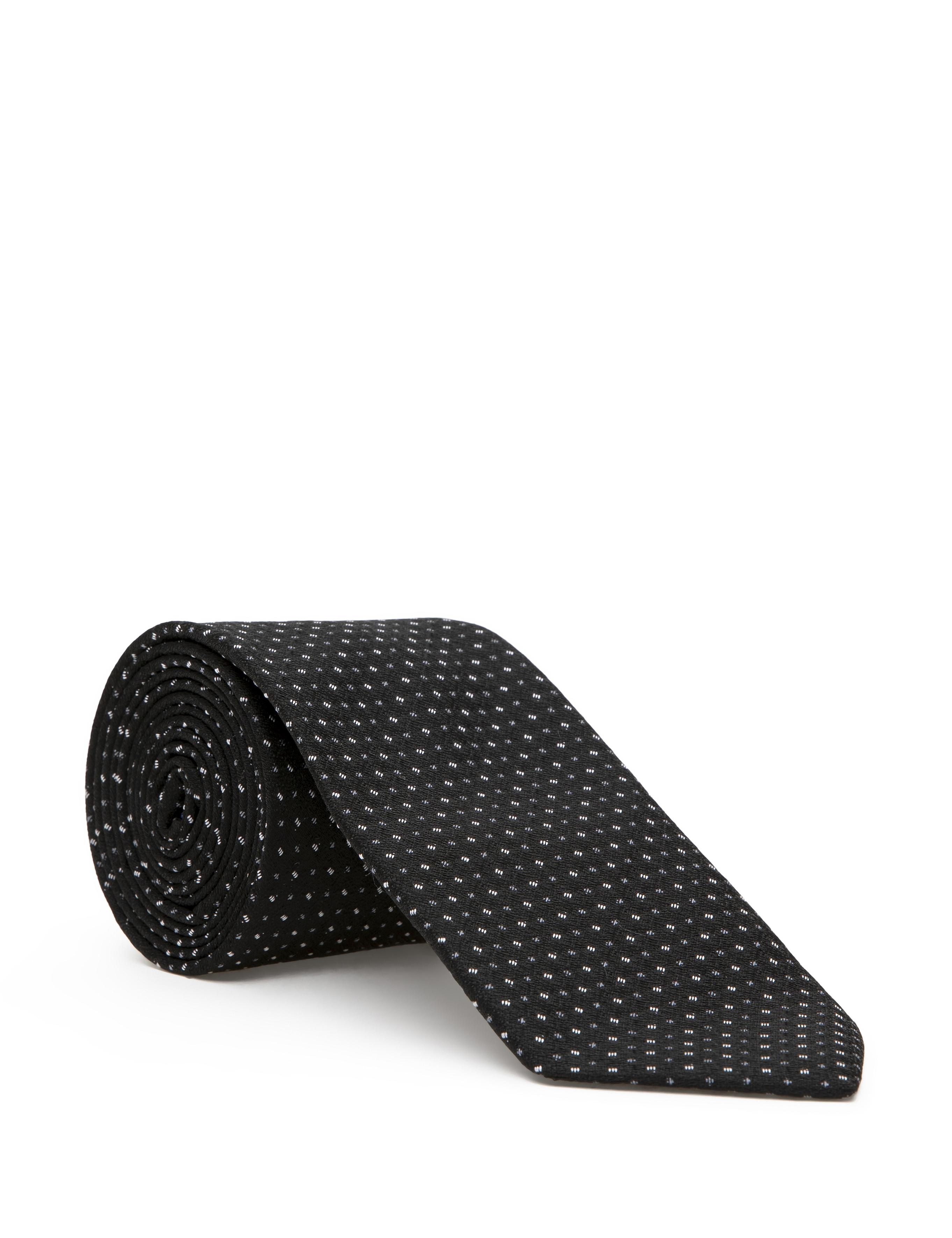 Siyah 3'lü Kravat-Mendil-Kravat İğnesi Set