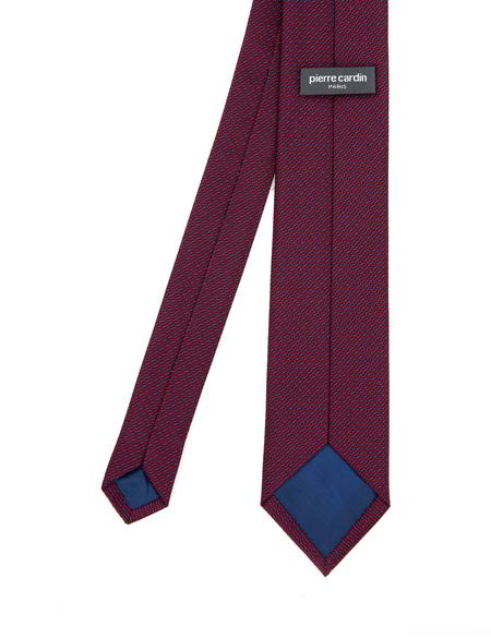 Bordo 3'lü Kravat-Mendil-Kravat İğnesi Set - 50295453001