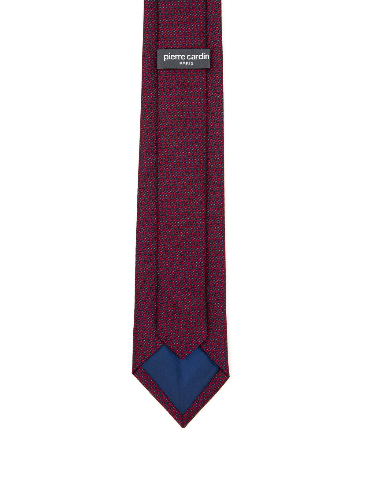 Bordo 3'lü Kravat-Mendil-Kravat İğnesi Set - 50295453001