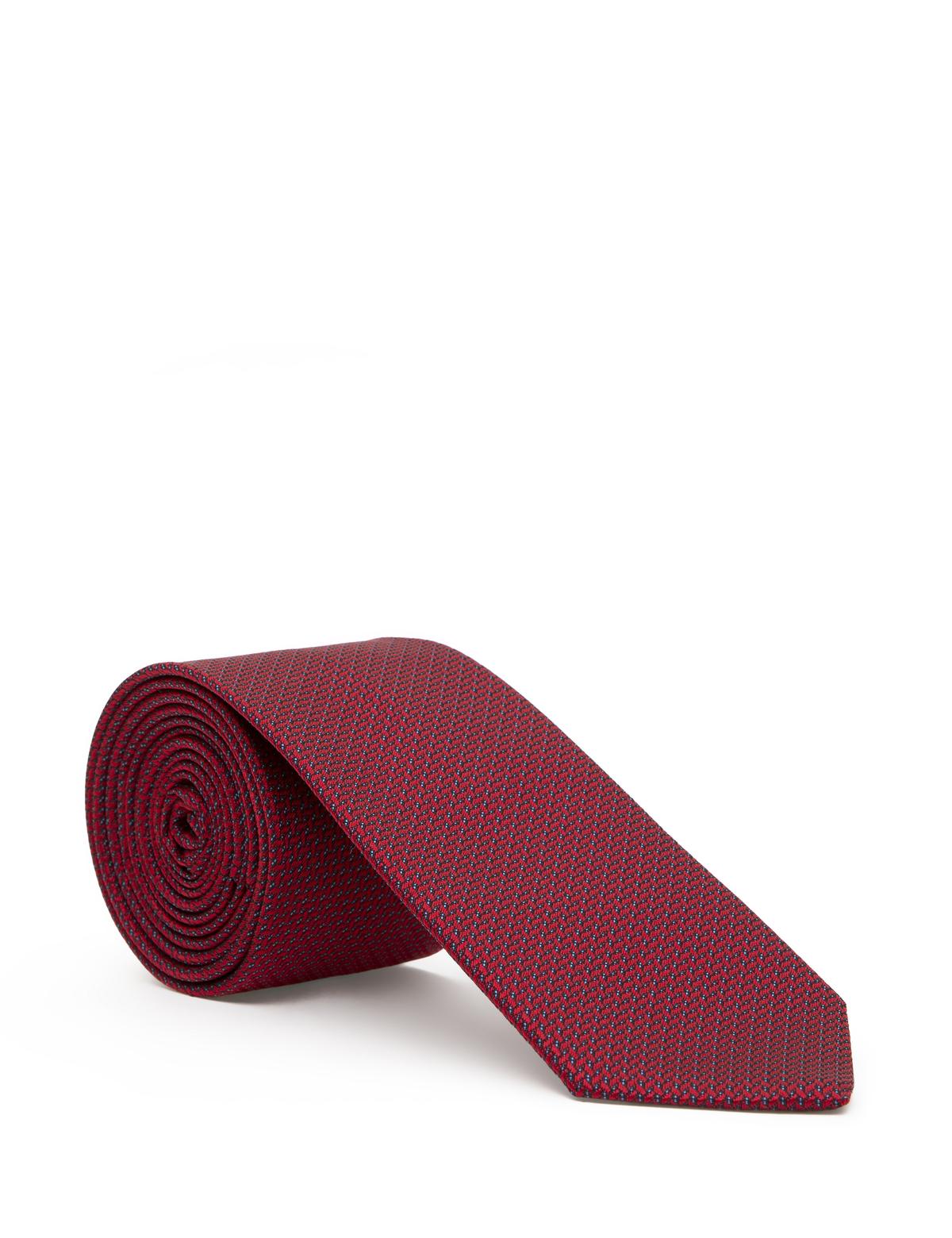 Bordo 3'lü Kravat-Mendil-Kravat İğnesi Set - 50295455001