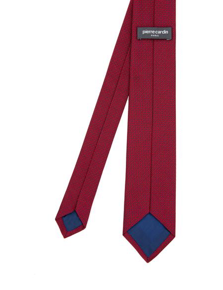 Bordo 3'lü Kravat-Mendil-Kravat İğnesi Set - 50295455001