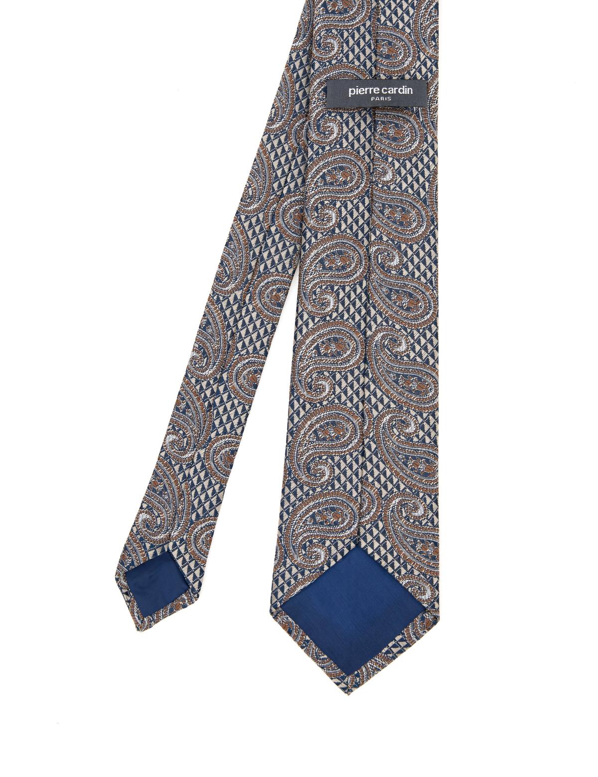 Kahverengi 3'lü Kravat-Mendil-Kravat İğnesi Set - 50295456001