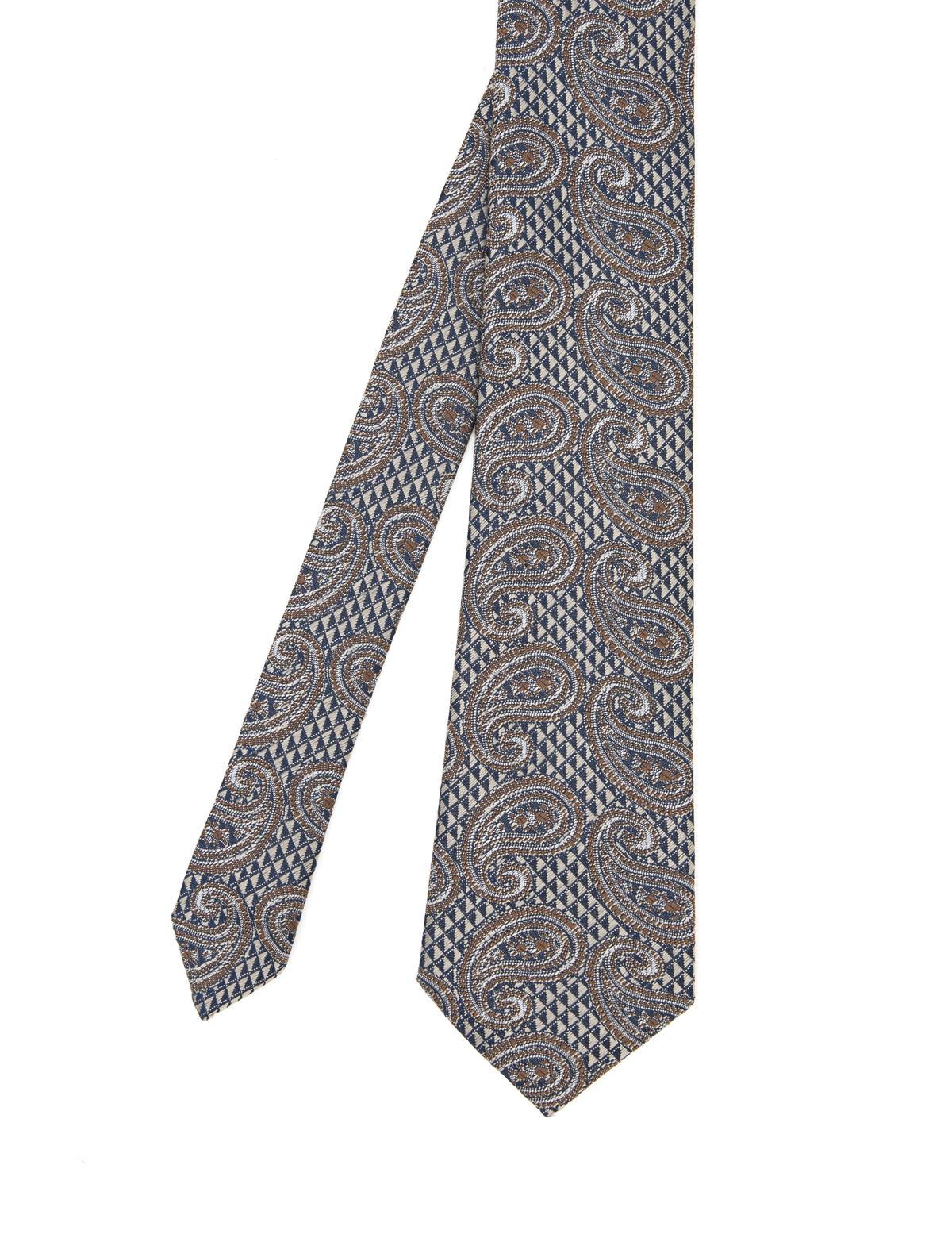 Kahverengi 3'lü Kravat-Mendil-Kravat İğnesi Set - 50295456001