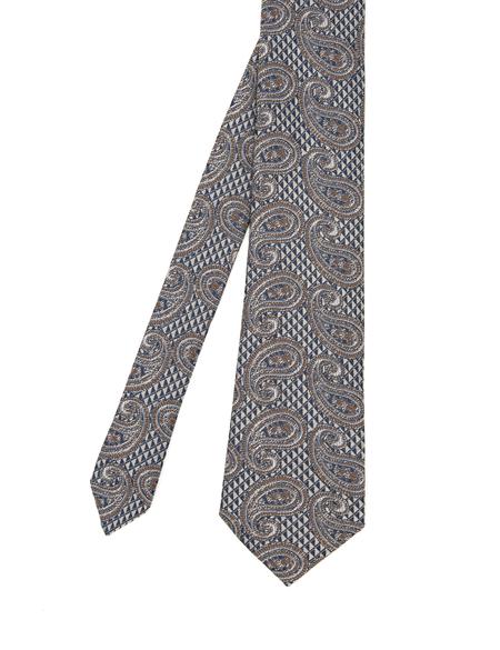 Kahverengi 3'lü Kravat-Mendil-Kravat İğnesi Set - 50295456001