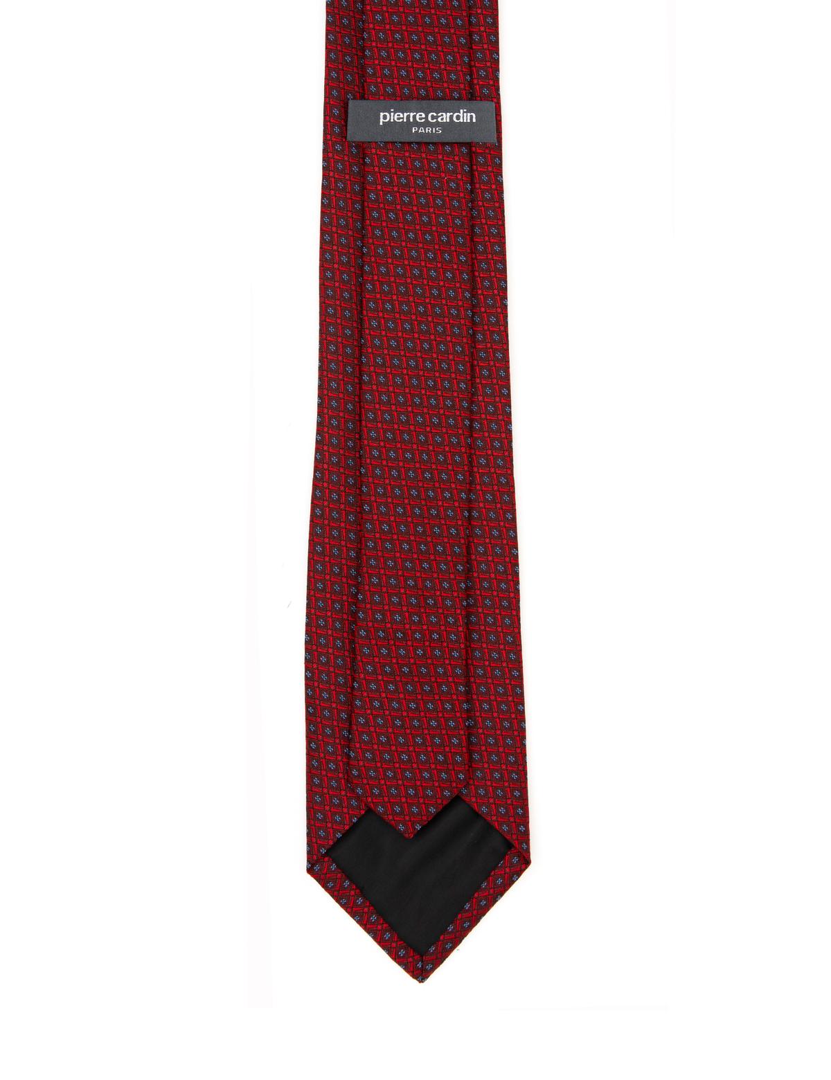 Bordo 3'lü Kravat-Mendil-Kravat İğnesi Set - 50295459001