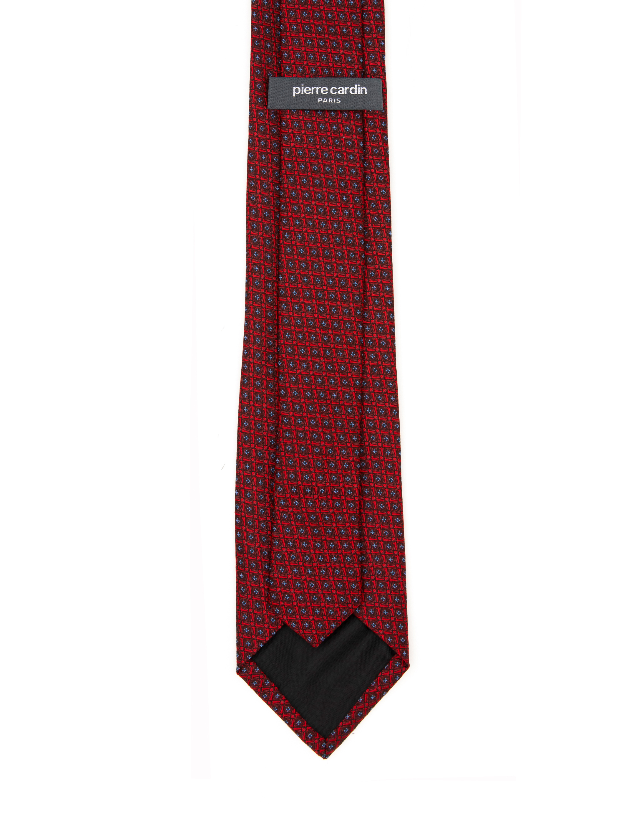 Bordo 3'lü Kravat-Mendil-Kravat İğnesi Set