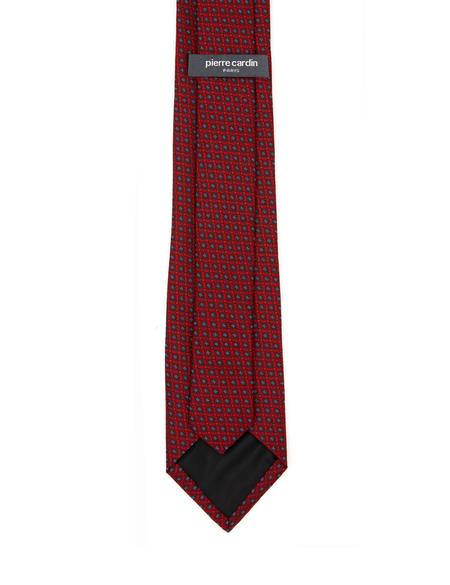 Bordo 3'lü Kravat-Mendil-Kravat İğnesi Set - 50295459001