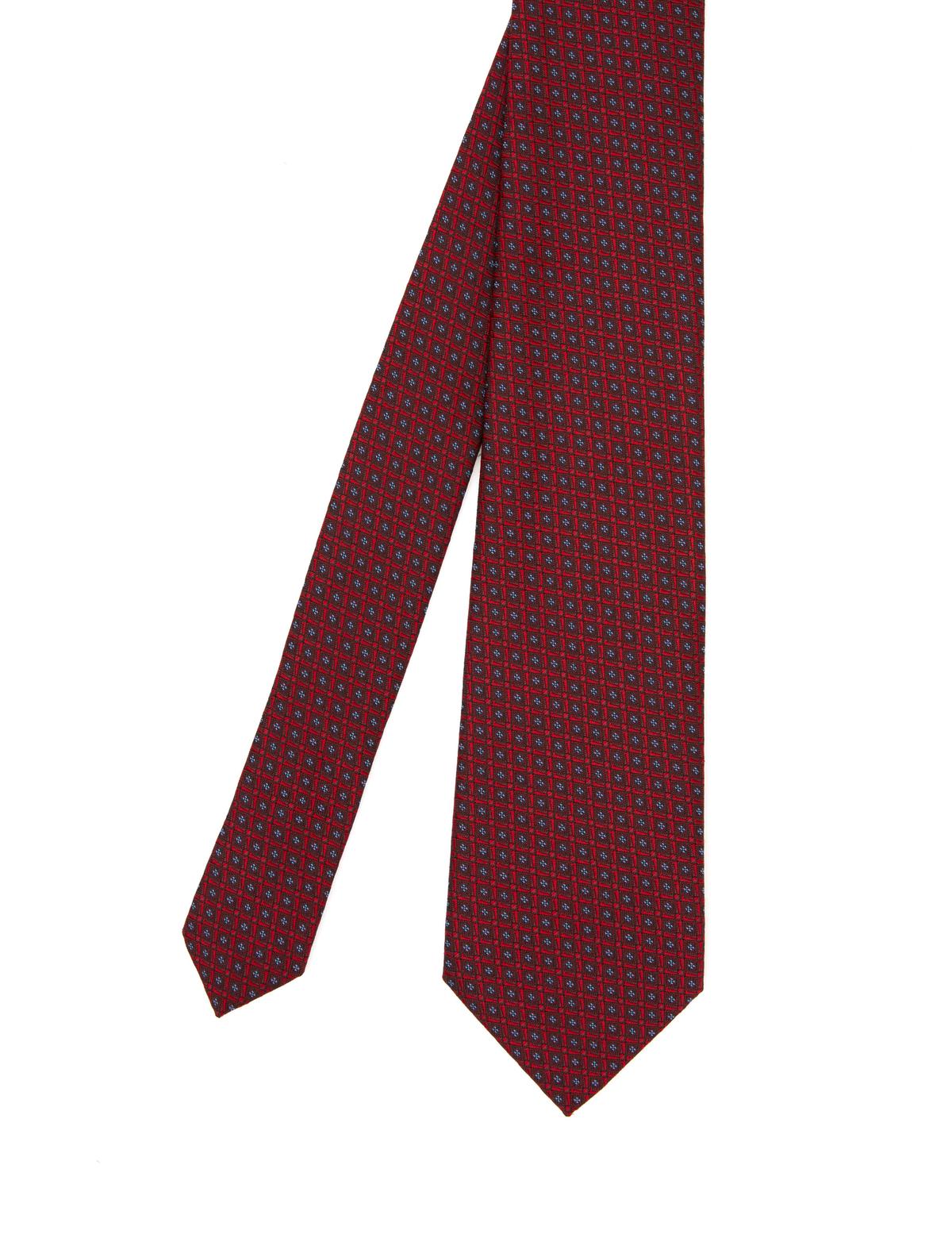 Bordo 3'lü Kravat-Mendil-Kravat İğnesi Set - 50295459001