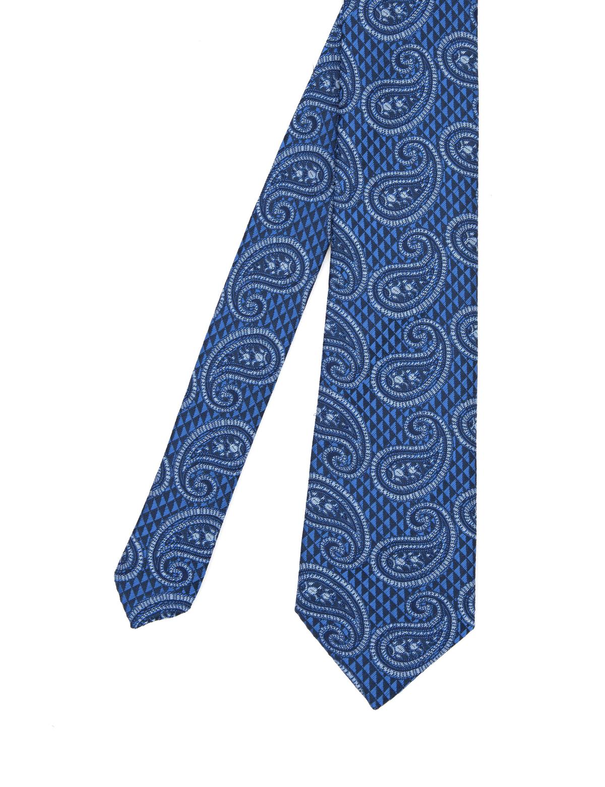 Lacivert 3'lü Kravat-Mendil-Kravat İğnesi Set - 50295457001