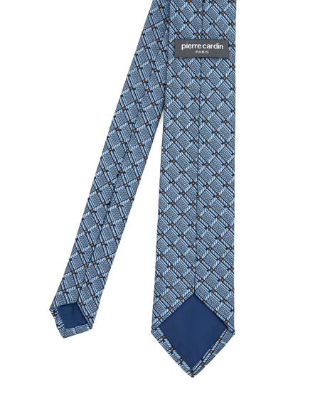 Mavi 3'lü Kravat-Mendil-Kravat İğnesi Set - 50295460001