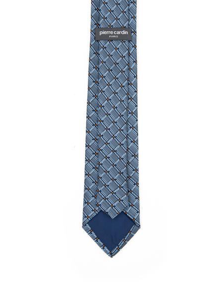 Mavi 3'lü Kravat-Mendil-Kravat İğnesi Set - 50295460001