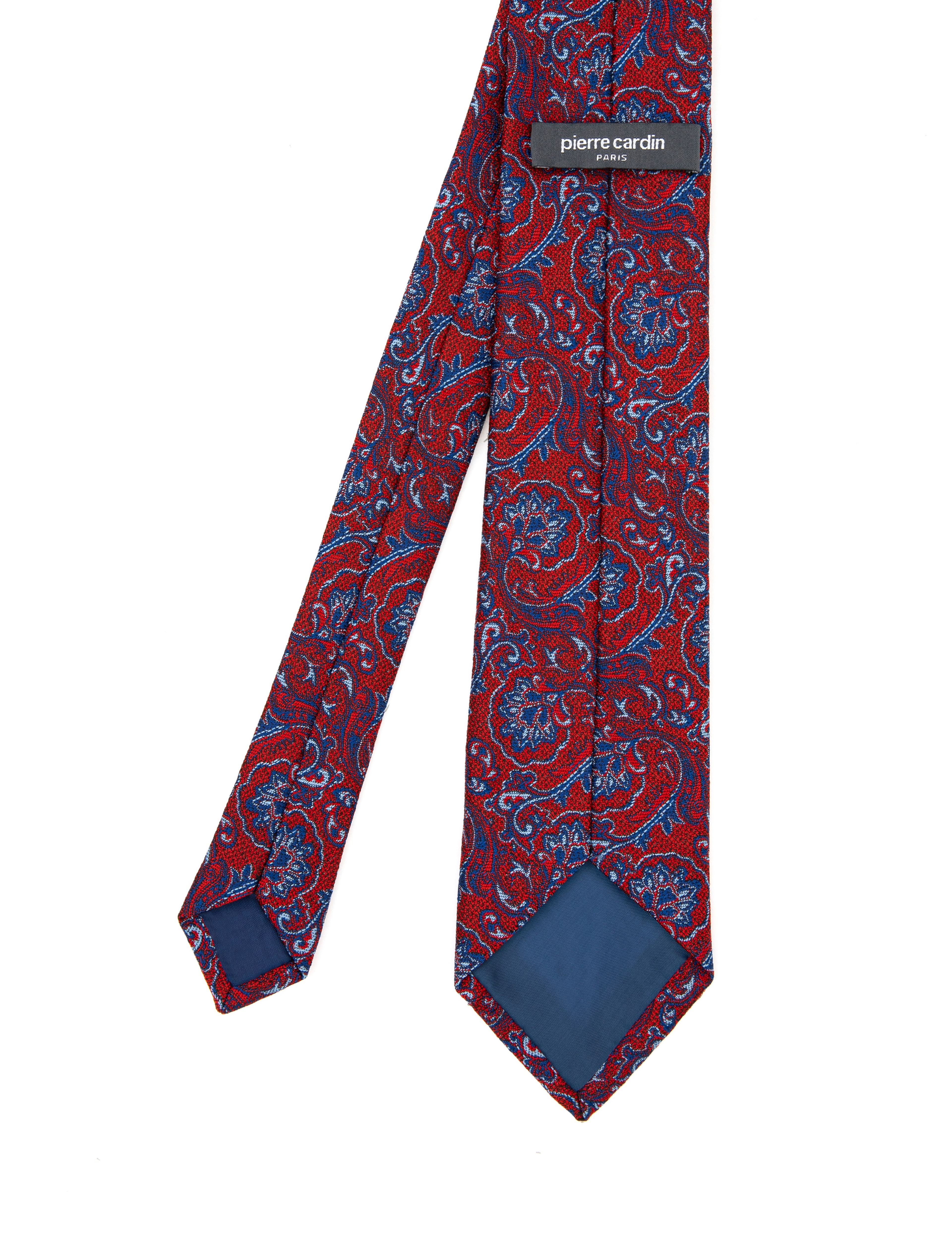 Bordo 3'lü Kravat Mendil Set