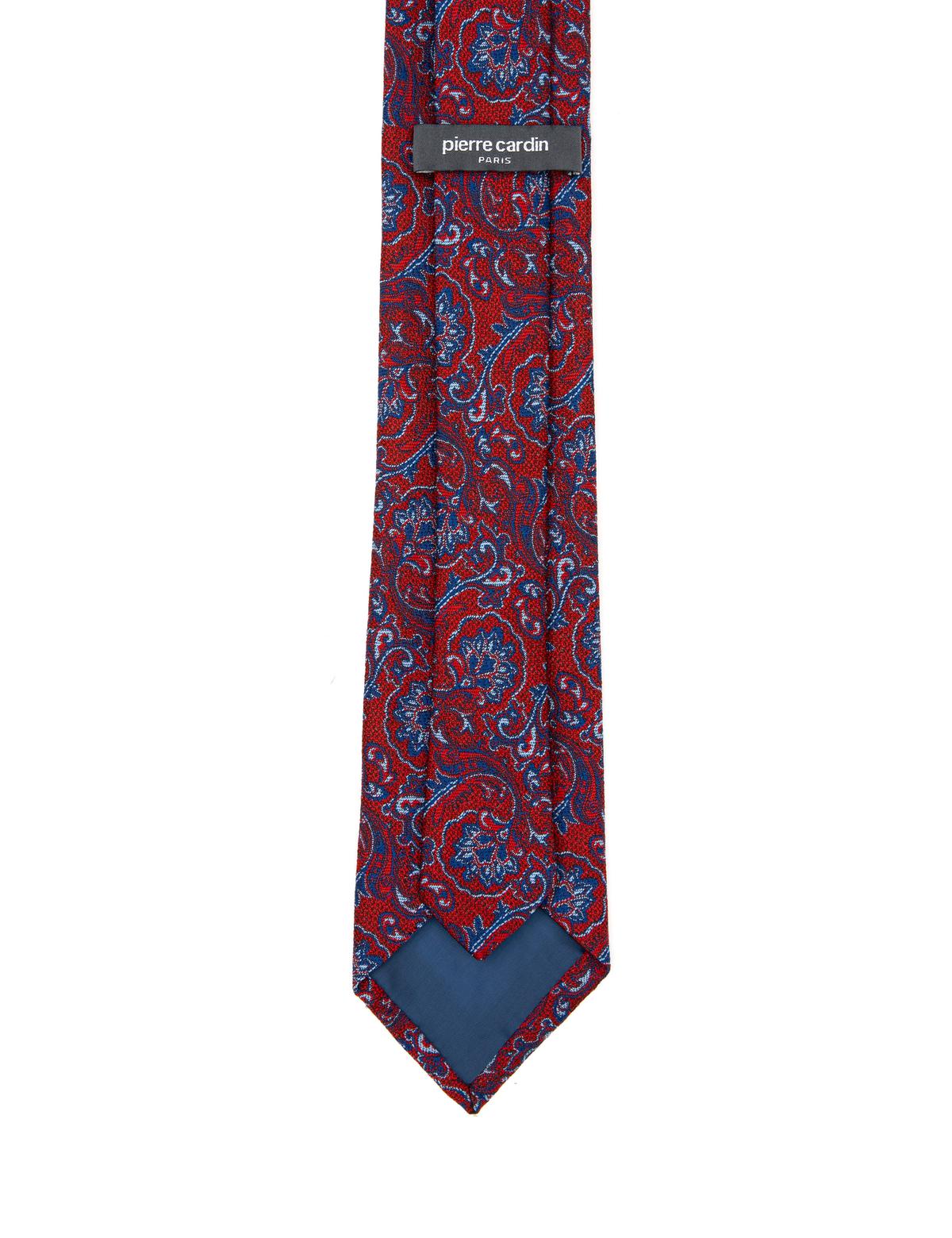 Bordo 3'lü Kravat Mendil Set - 50295472001