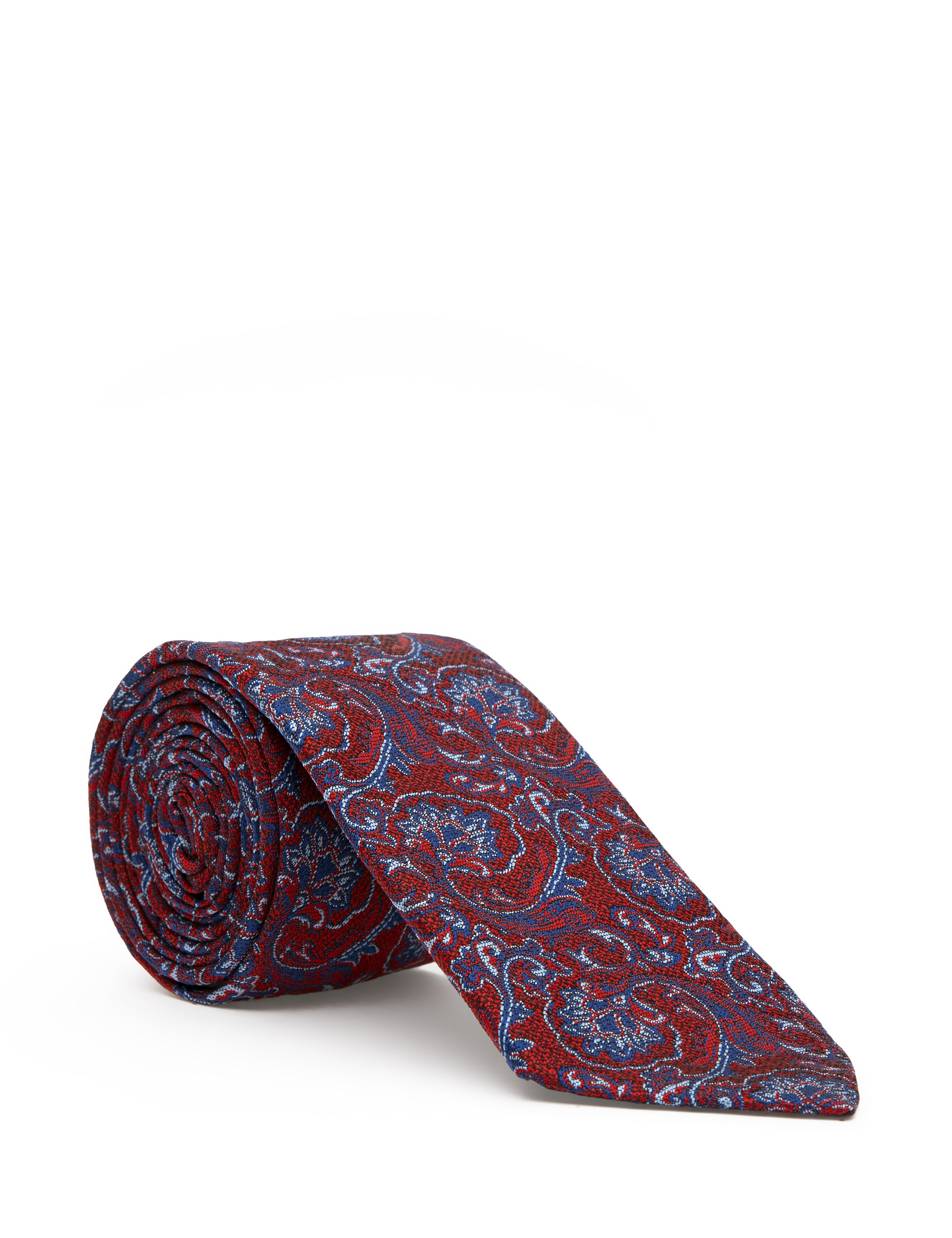 Bordo 3'lü Kravat Mendil Set - Image 2