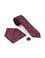 Bordo 3'lü Kravat Mendil Set
