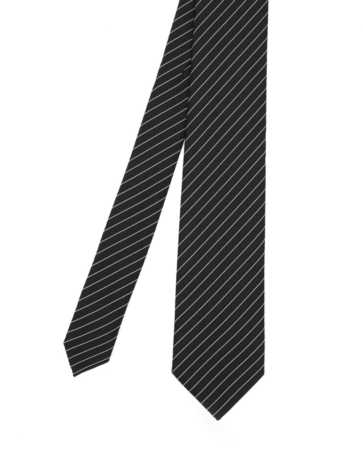 Siyah 3'lü Kravat-Mendil-Kravat İğnesi Set - 50295475001