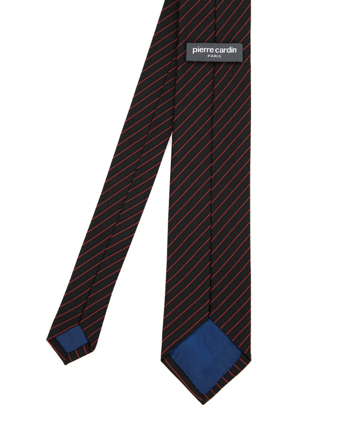 Kırmızı 3'lü Kravat-Mendil-Kravat İğnesi Set - 50295475002