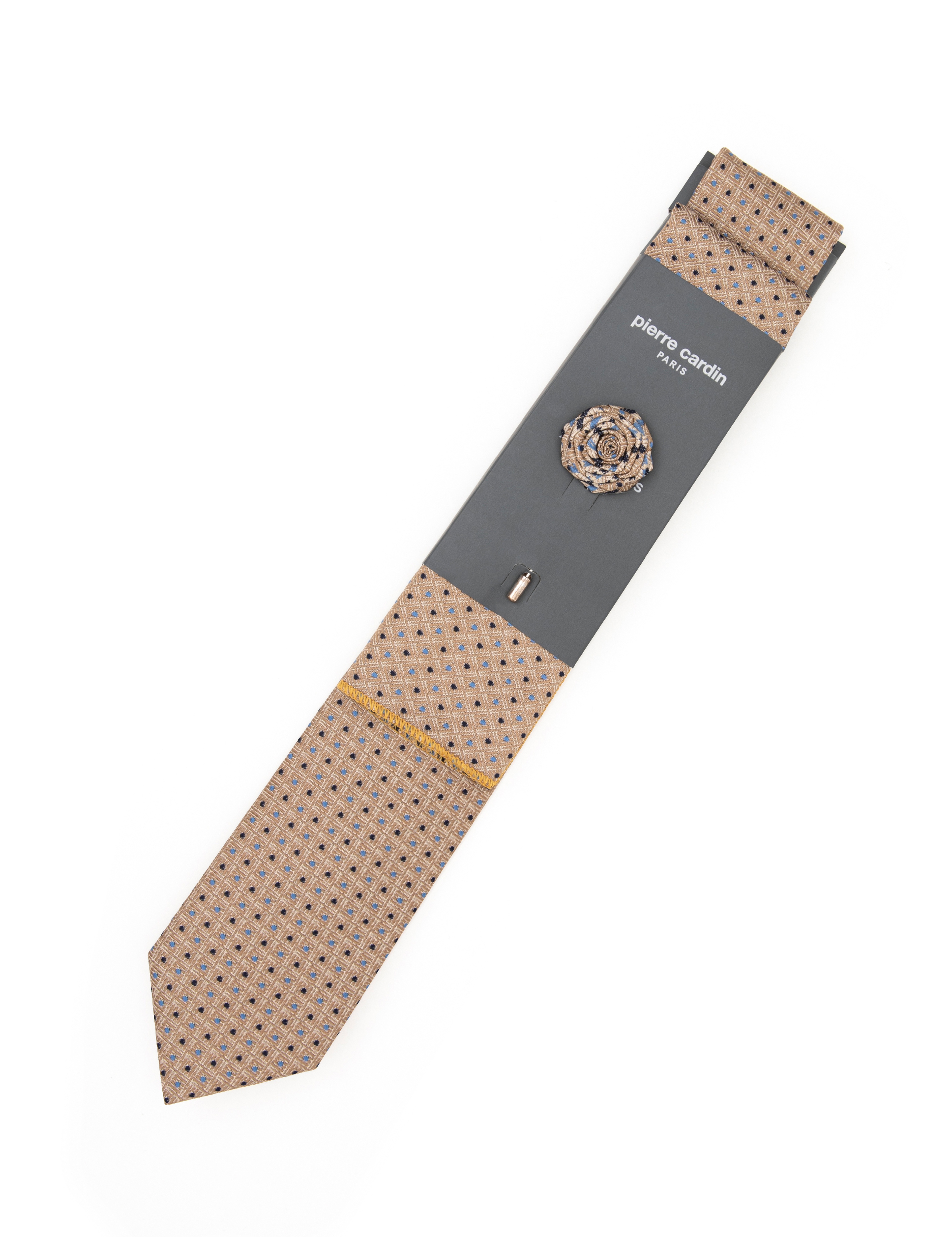 Vizon 3'lü Kravat Mendil Set - Image 7