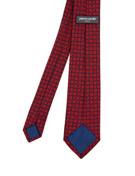 Bordo 3'lü Kravat-Mendil-Kravat İğnesi Set - 50295477003