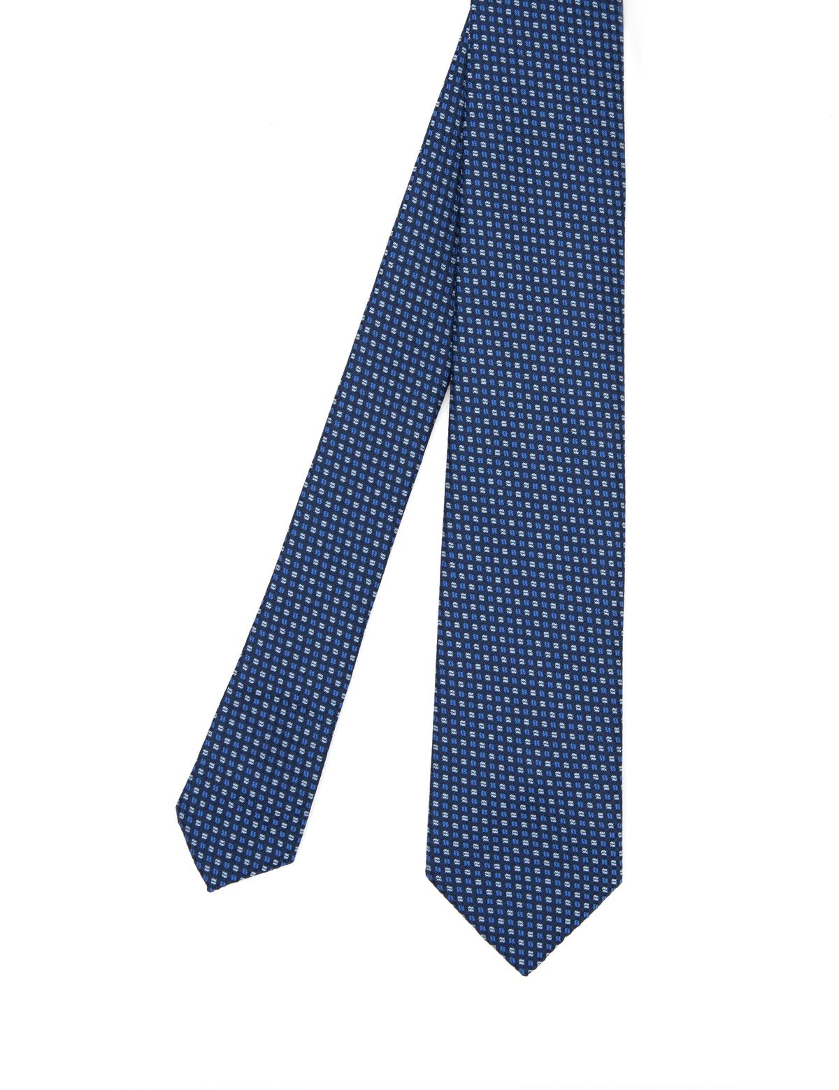 Lacivert 3'lü Kravat-Mendil-Kravat İğnesi Set - 50295481001