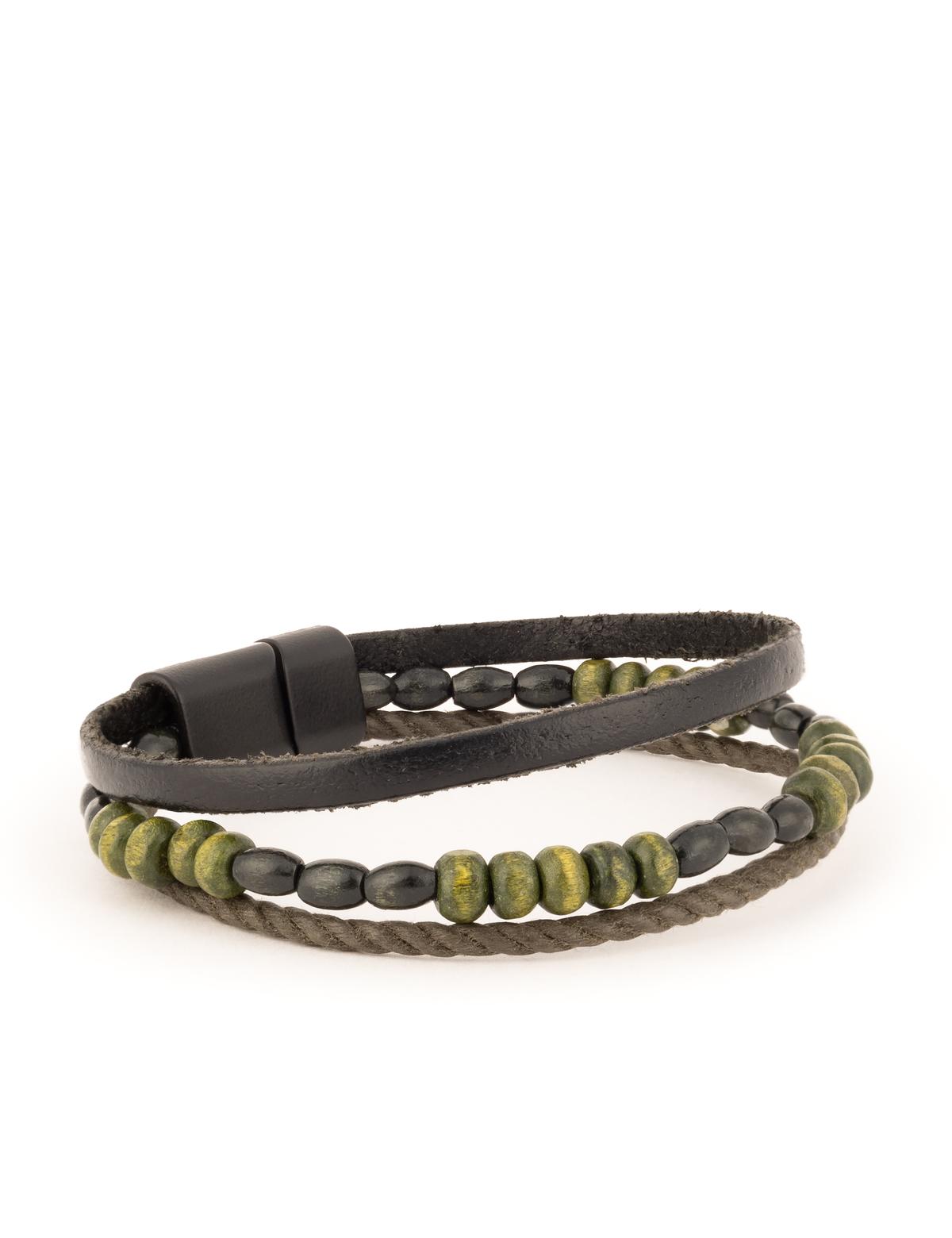 Haki Deri Bileklik - 50296955001