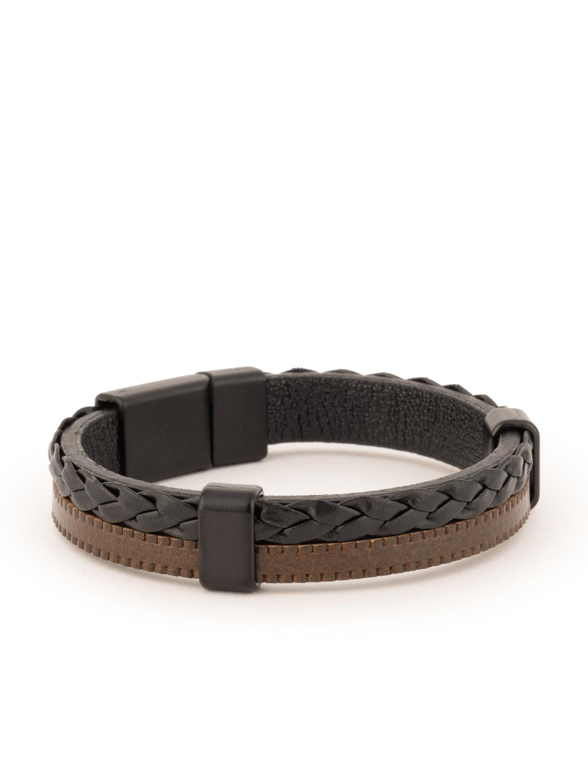 Kahverengi Deri Bileklik - 50296956001