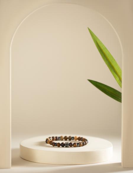 Kahverengi Taş Bileklik - 50296970001