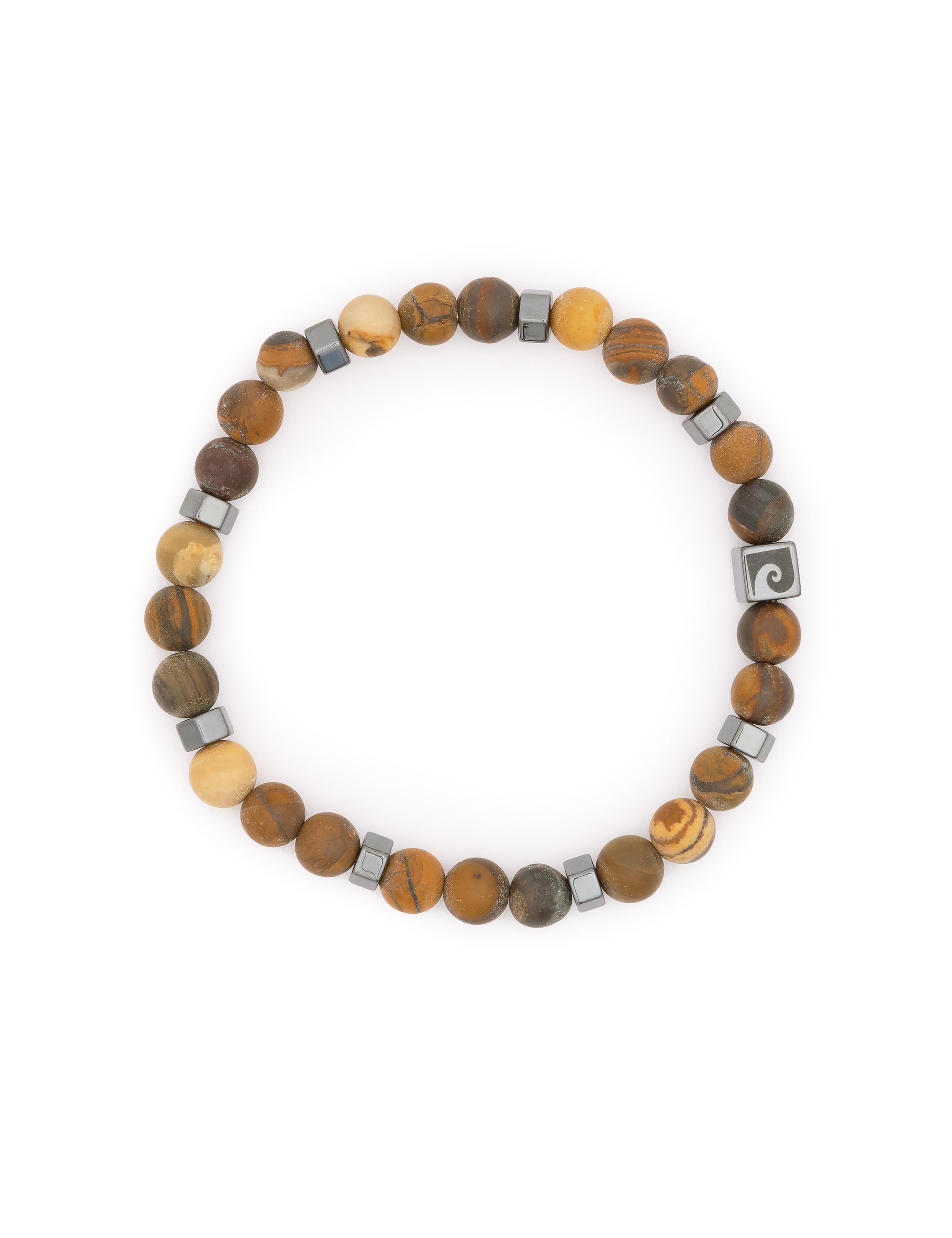 Kahverengi Taş Bileklik