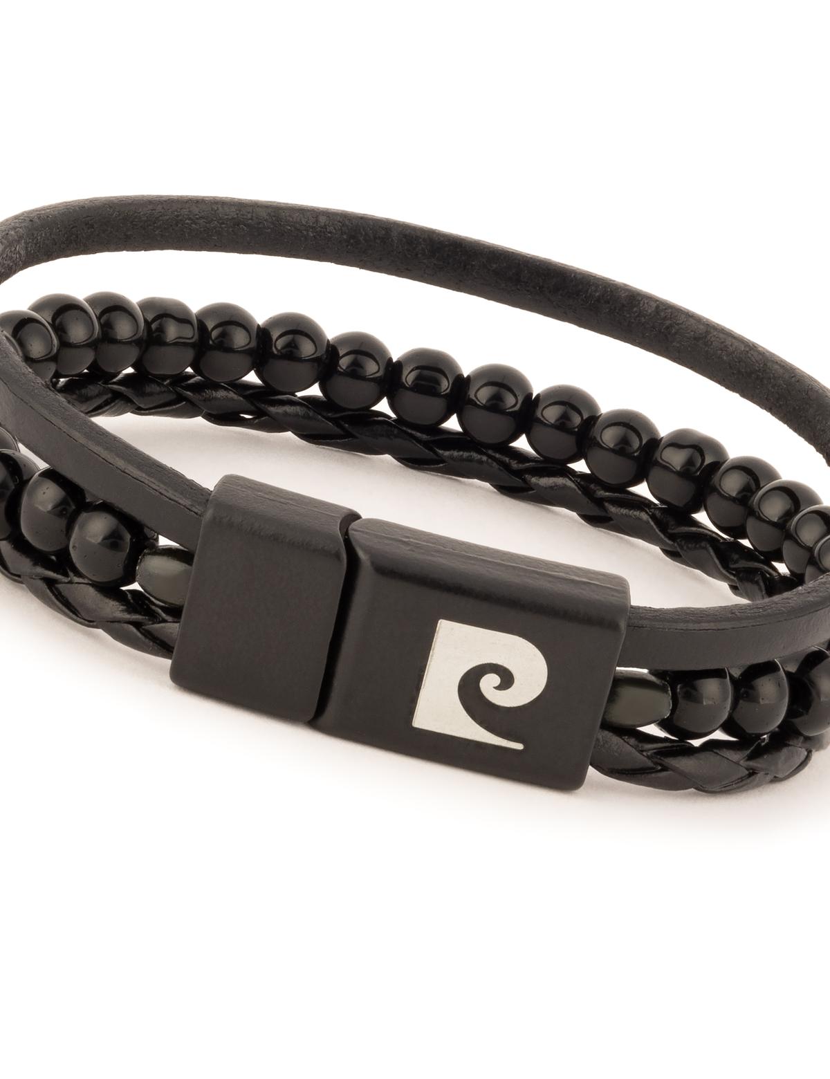 Siyah Deri Bileklik - 50296959001