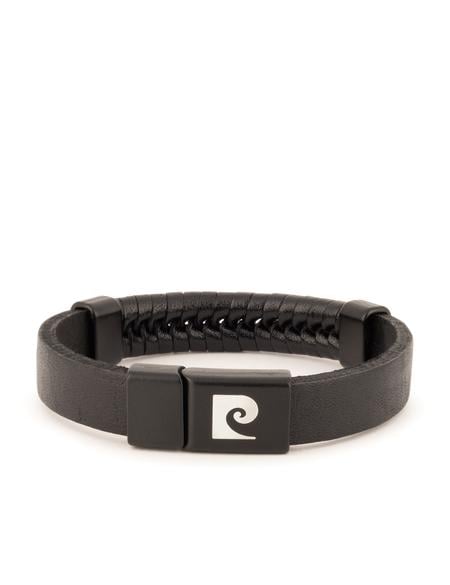 Siyah Deri Bileklik - 50296963001