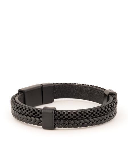 Siyah Deri Bileklik - 50296973001