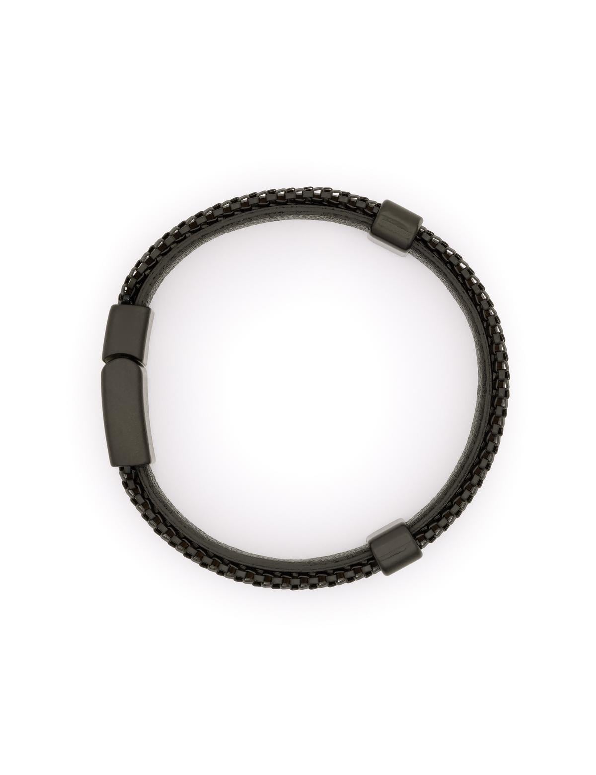 Siyah Deri Bileklik - 50296973001