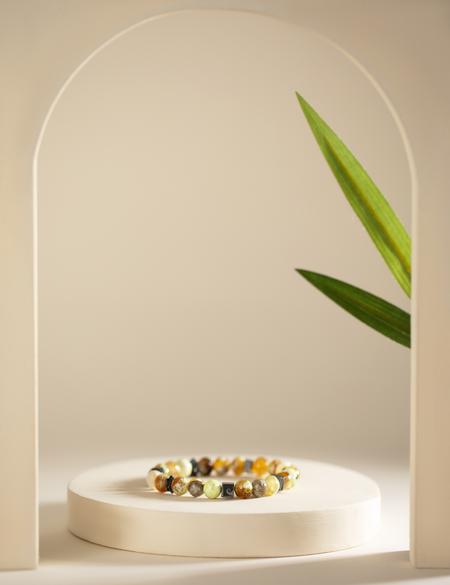 Sarı Taş Bileklik - 50296978001