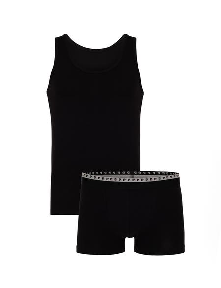 Siyah Atlet Boxer Takım - 50293312002