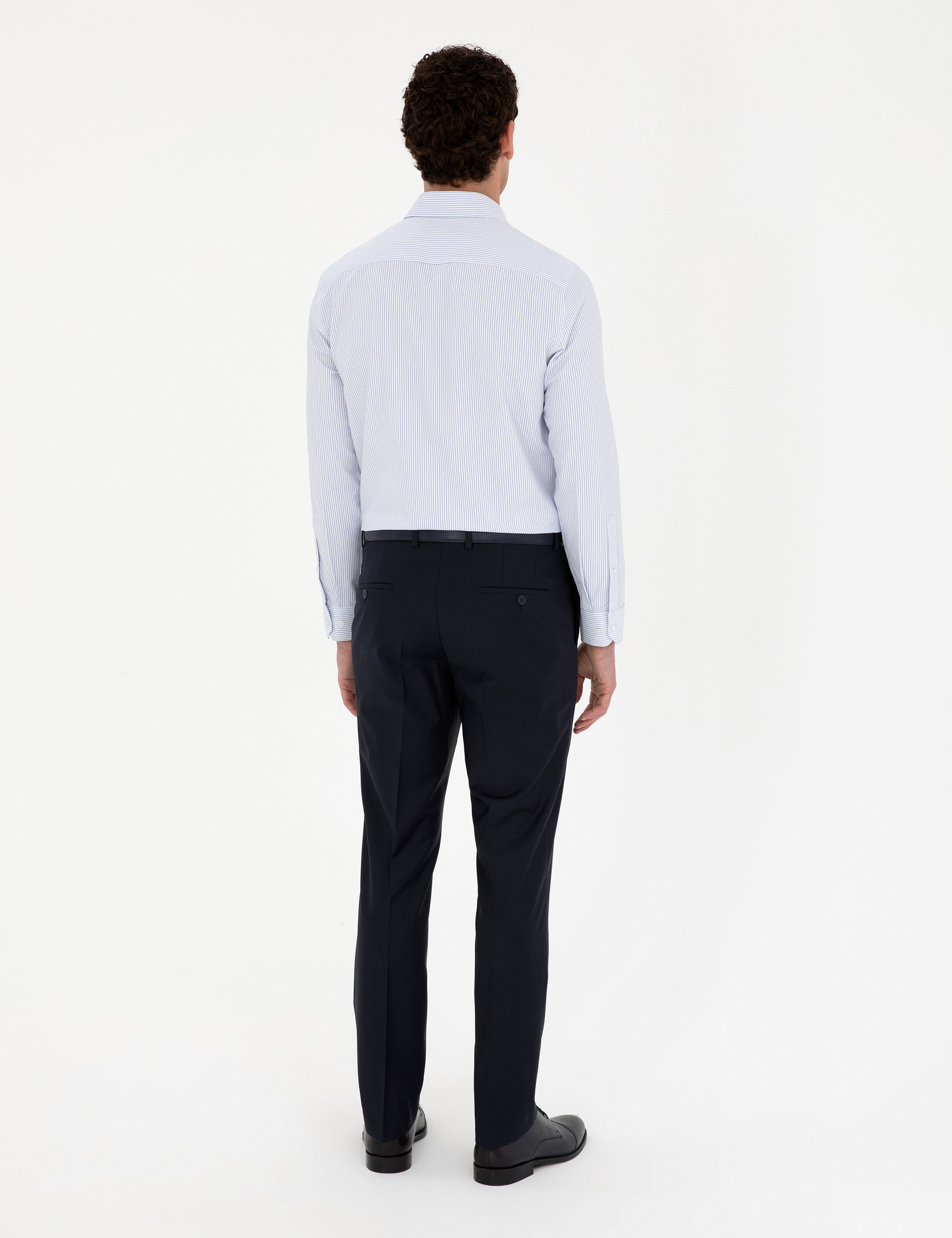 Lacivert Slim Fit Kumaş Pantolon