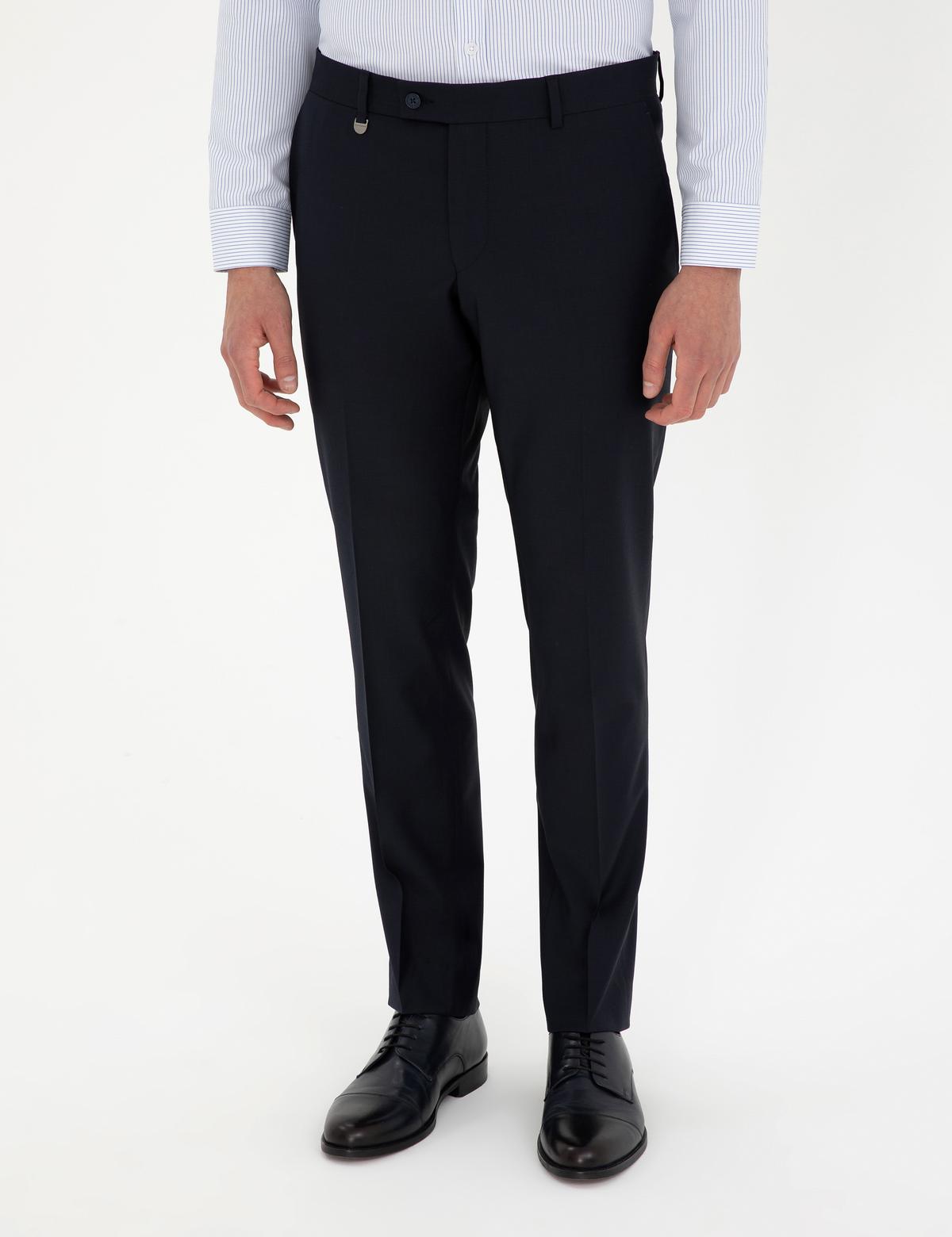 Lacivert Slim Fit Kumaş Pantolon - 50288144051