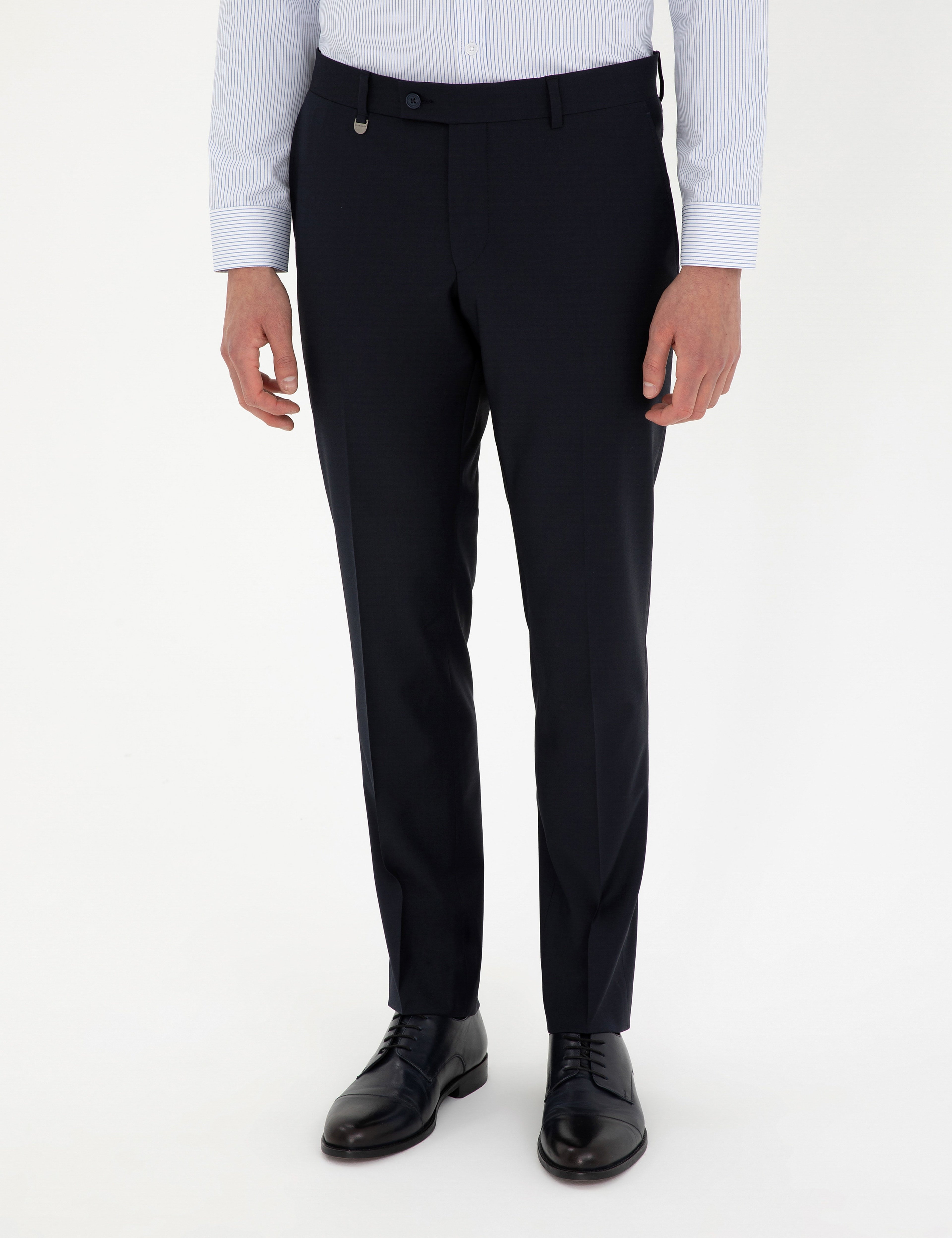 Lacivert Slim Fit Kumaş Pantolon
