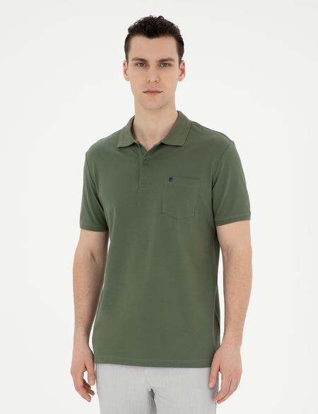 Haki Regular Fit Basic Tişört - 50291576031