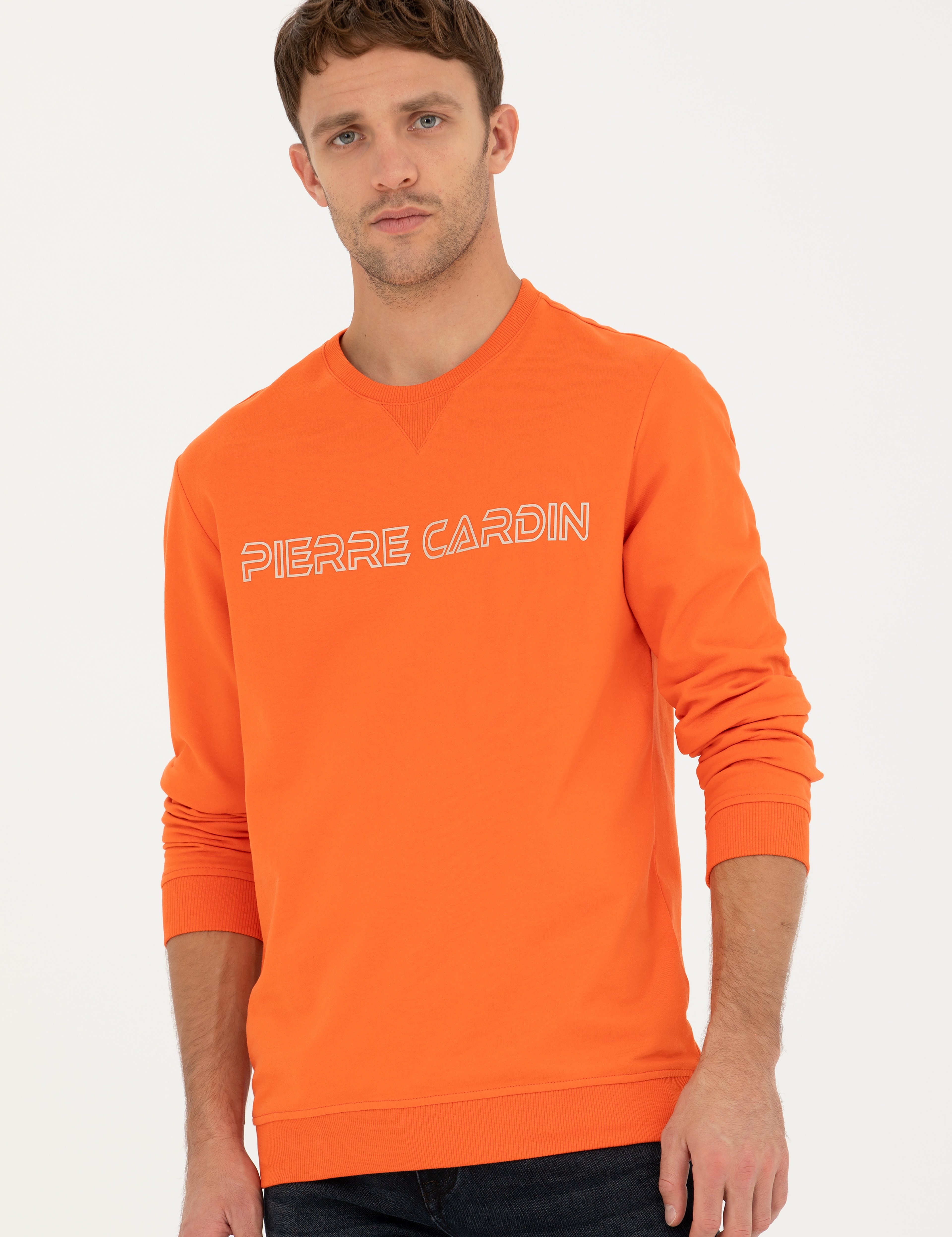Turuncu Regular Fit Sweatshirt - Image 3