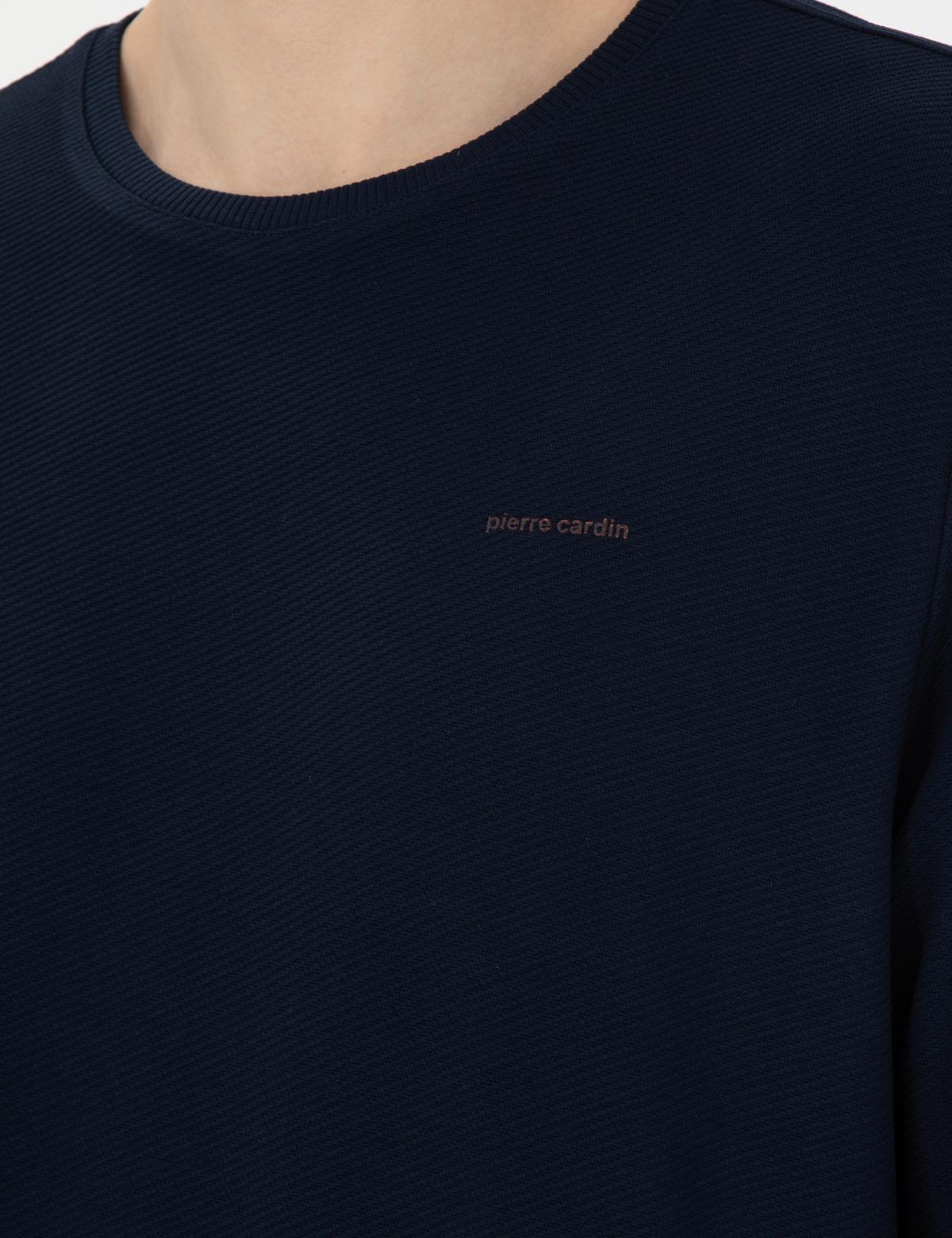 Koyu Lacivert Regular Fit Sweatshirt - 50279552015