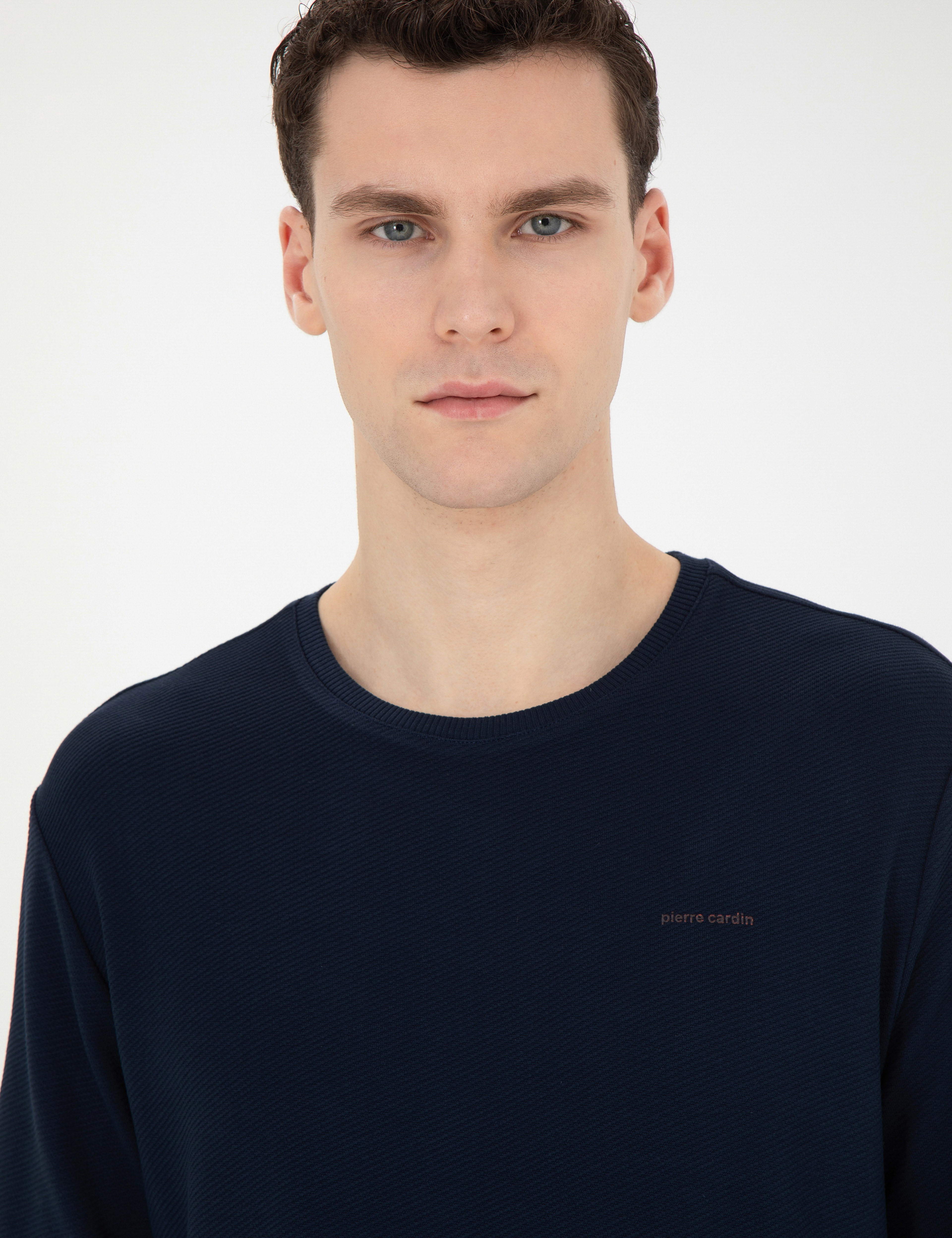 Koyu Lacivert Regular Fit Sweatshirt
