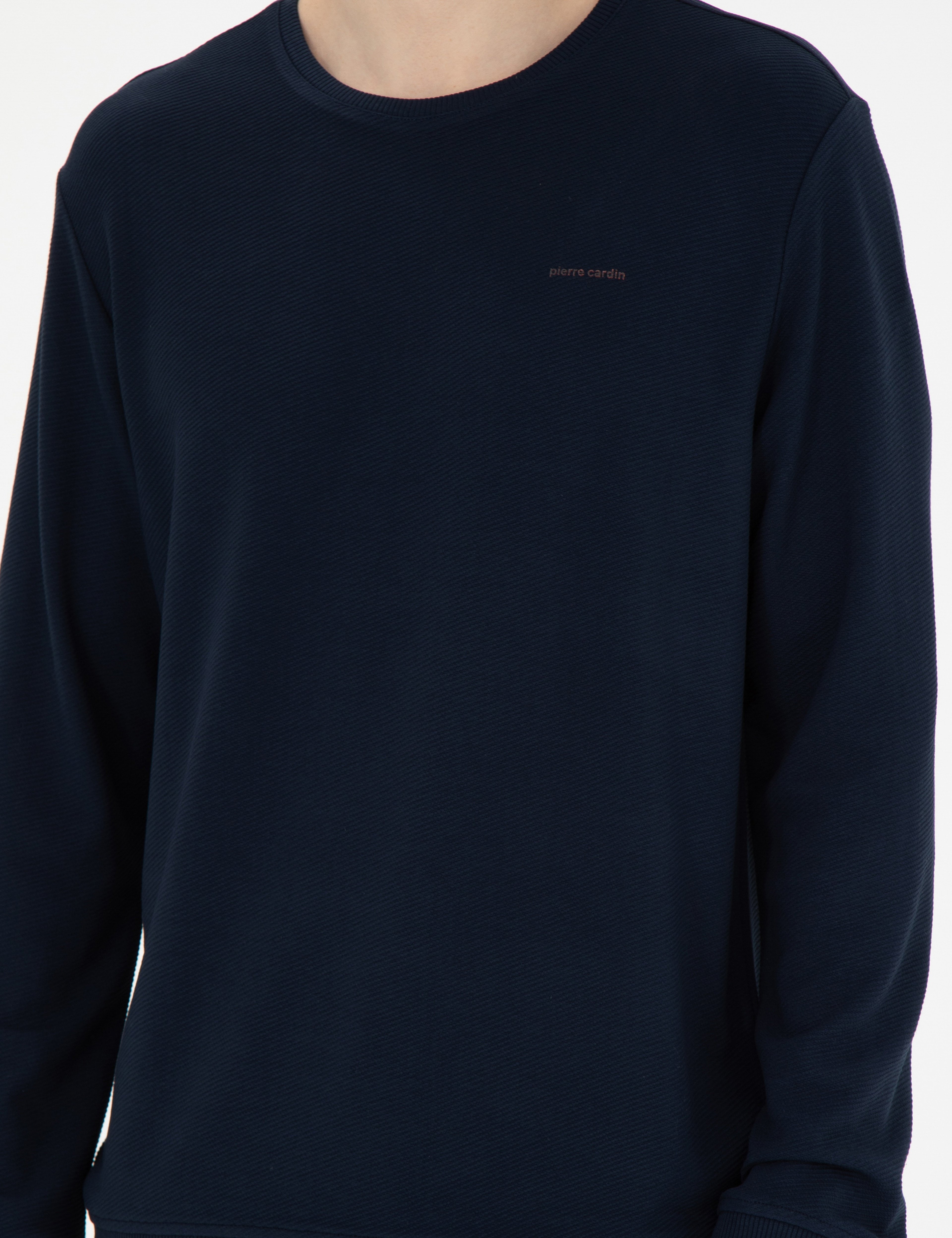 Koyu Lacivert Regular Fit Sweatshirt - Image 6