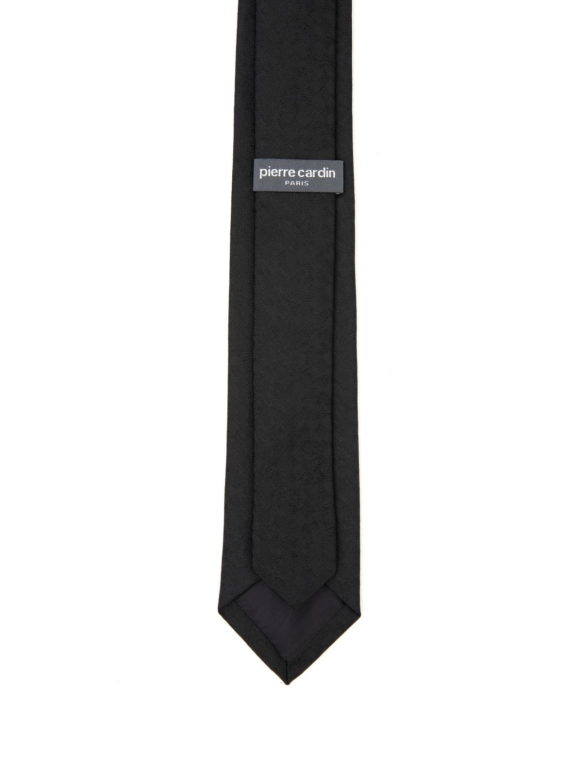 Siyah 3'lü Kravat-Mendil-Kravat İğnesi Set - 50298133001