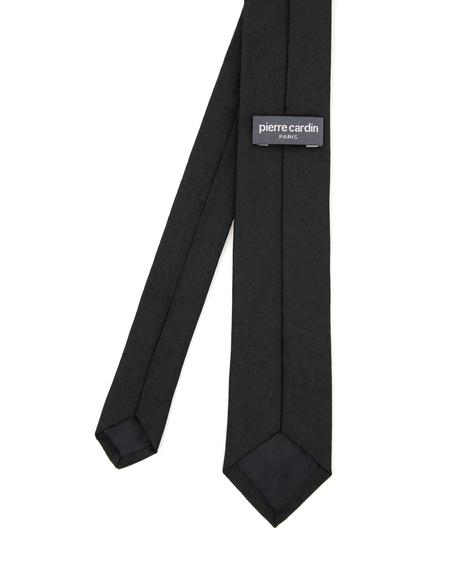 Siyah 3'lü Kravat-Mendil-Kravat İğnesi Set - 50298133001