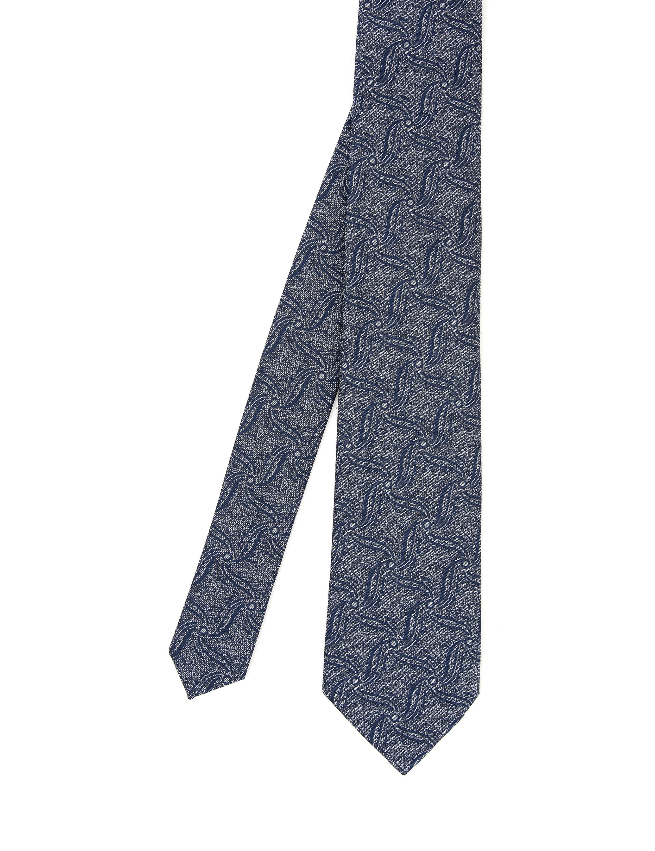 Mavi 3'lü Kravat-Mendil-Kravat İğnesi Set