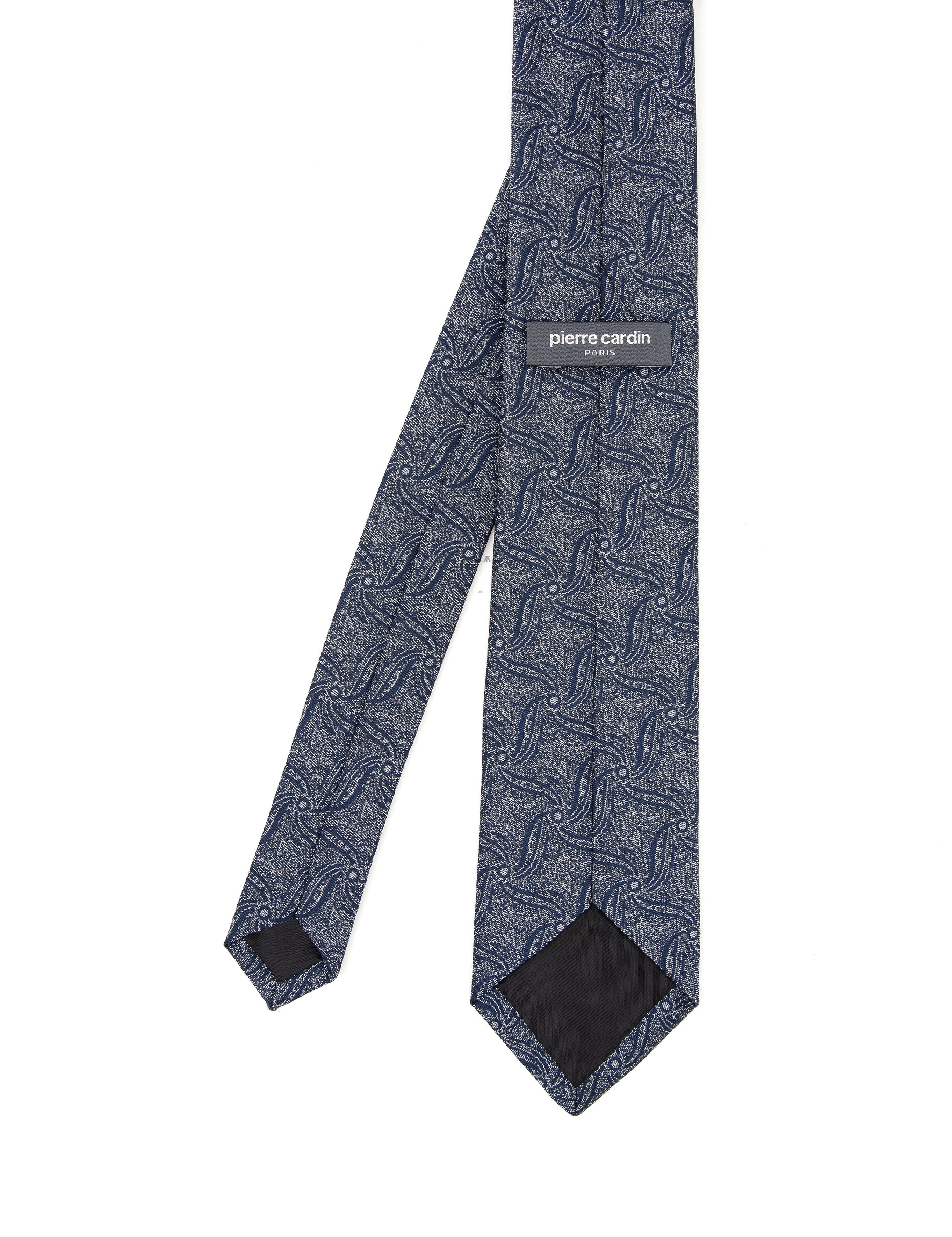 Mavi 3'lü Kravat-Mendil-Kravat İğnesi Set