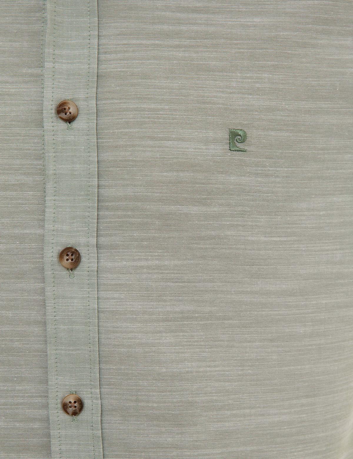 Yeşil Slim Fit Gömlek - 50223637028